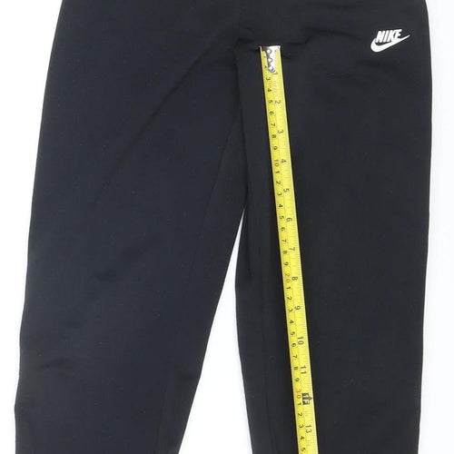 Nike Boys Black XS Jogger Track Pants with Side Stripe