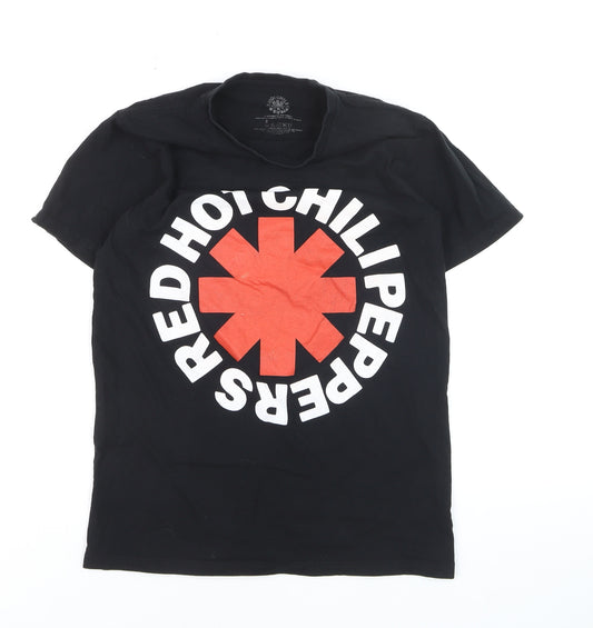 Red Hot Chili Peppers Men’s Black Cotton Band T-Shirt Size S