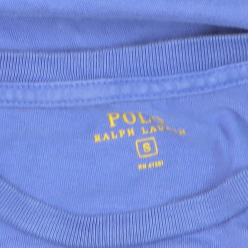 Polo Ralph Lauren Men's Blue Crew Neck Cotton T-Shirt Size S