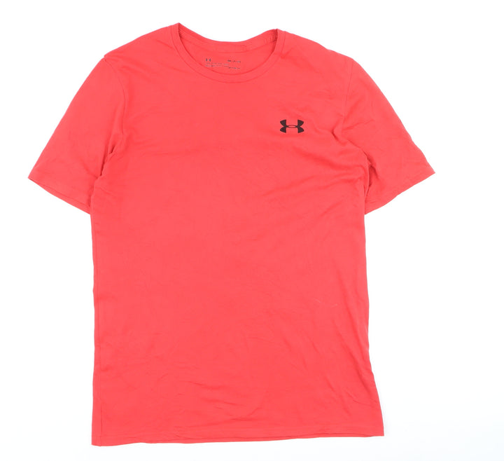Under Armour Men's Red HeatGear Loose Fit Performance T-Shirt Small