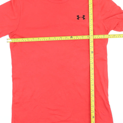 Under Armour Men's Red HeatGear Loose Fit Performance T-Shirt Small