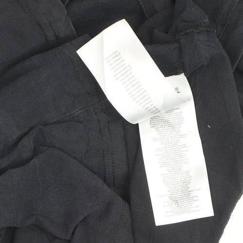 Ben Sherman Men's Black Cotton Crew Neck XL Pocket T-Shirt