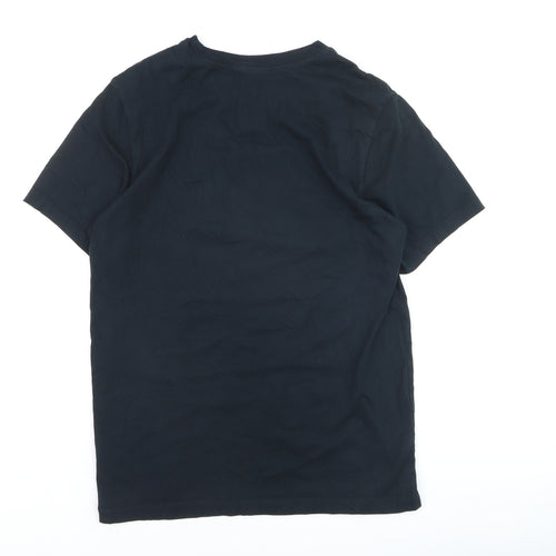 Nike Women's Black Graphic T-Shirt Small Short Sleeve Cotton