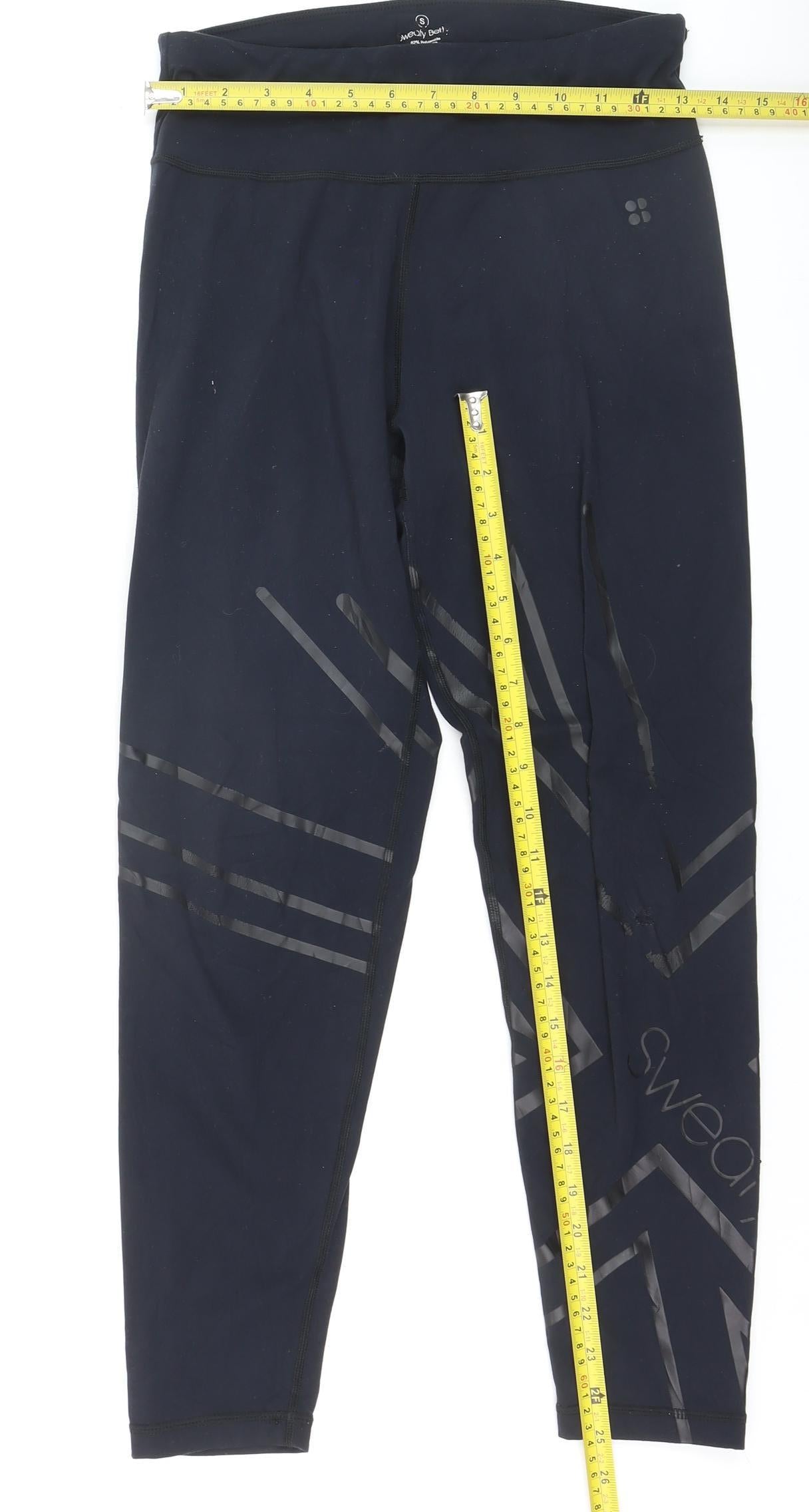 Sweaty Betty Women Black S Leggings Gym Training Yoga Trousers