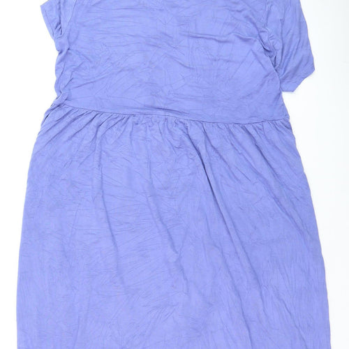 Pebble Bay Women’s Purple T-Shirt Dress Size 16 Casual Jersey