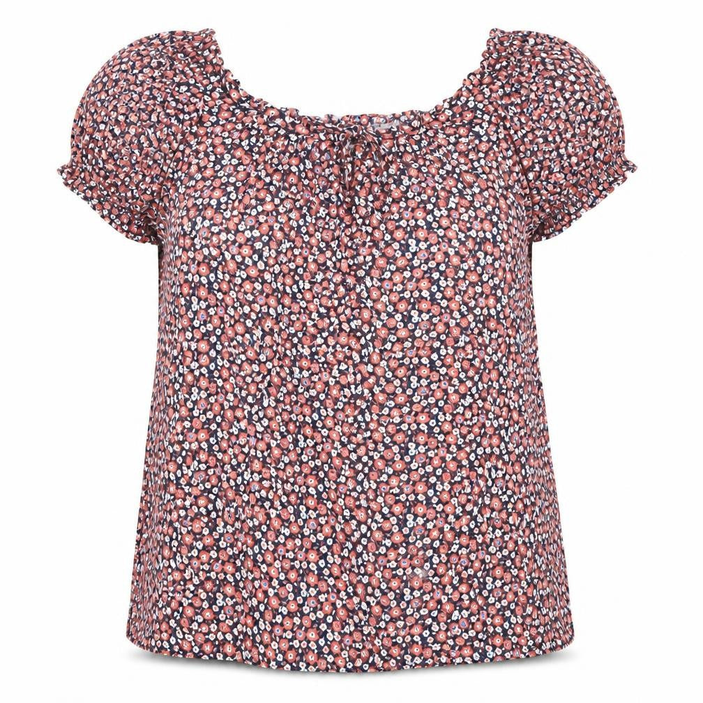 Marks and Spencer Women’s Multicoloured Floral Short Sleeve Blouse Size 14