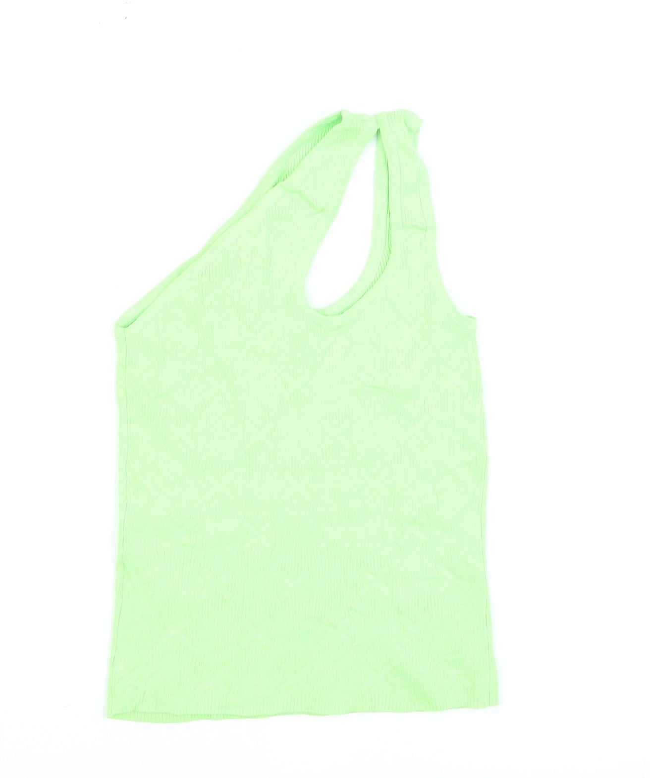 Collusion Women's Green One Shoulder Camisole Tank Top Size 10
