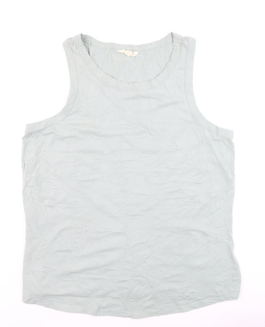 Seasalt Cornwall Women's Green Organic Cotton Tank Top UK 20
