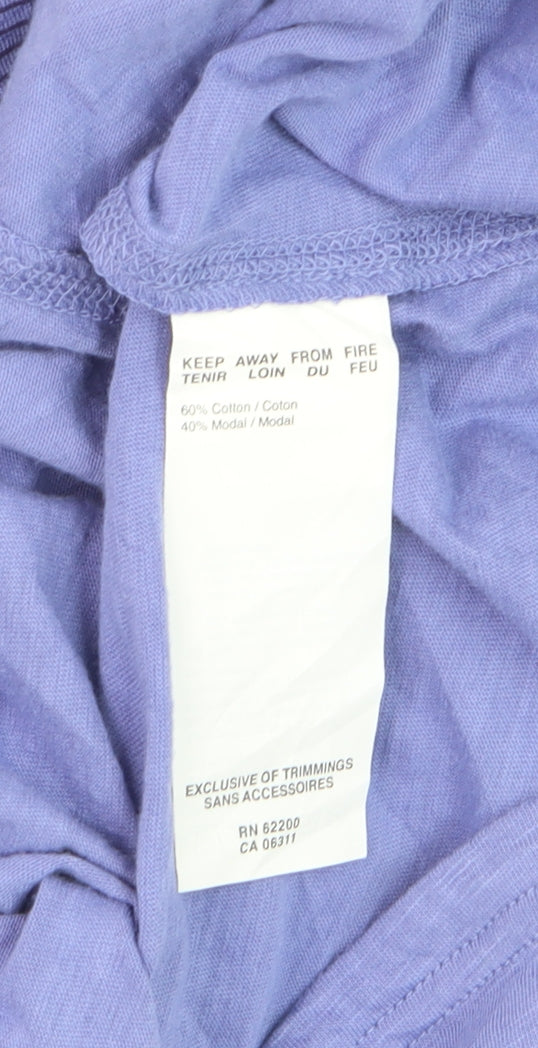 Puma Women's Purple Cotton Modal Sports T-Shirt Size 12