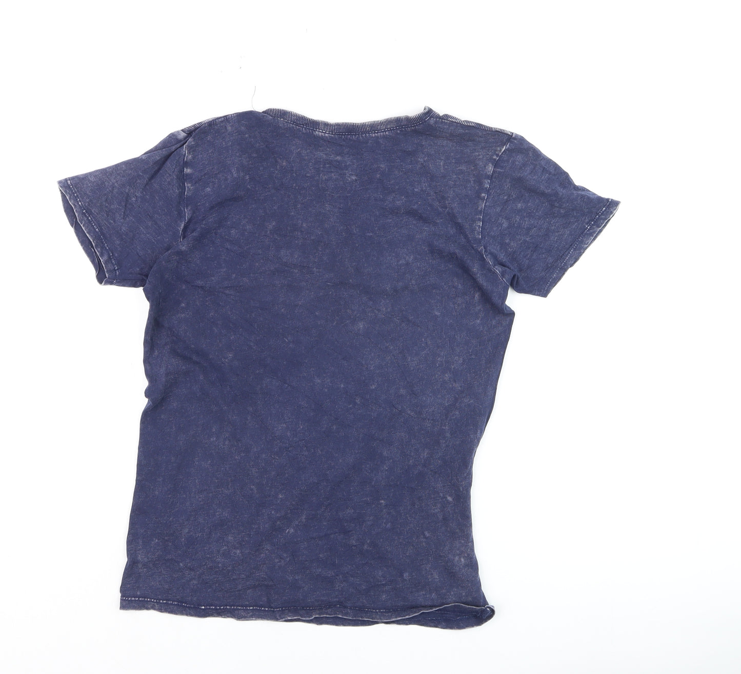 NFR Womens Blue Rodeo Graphic T-Shirt Small 100% Cotton Casual