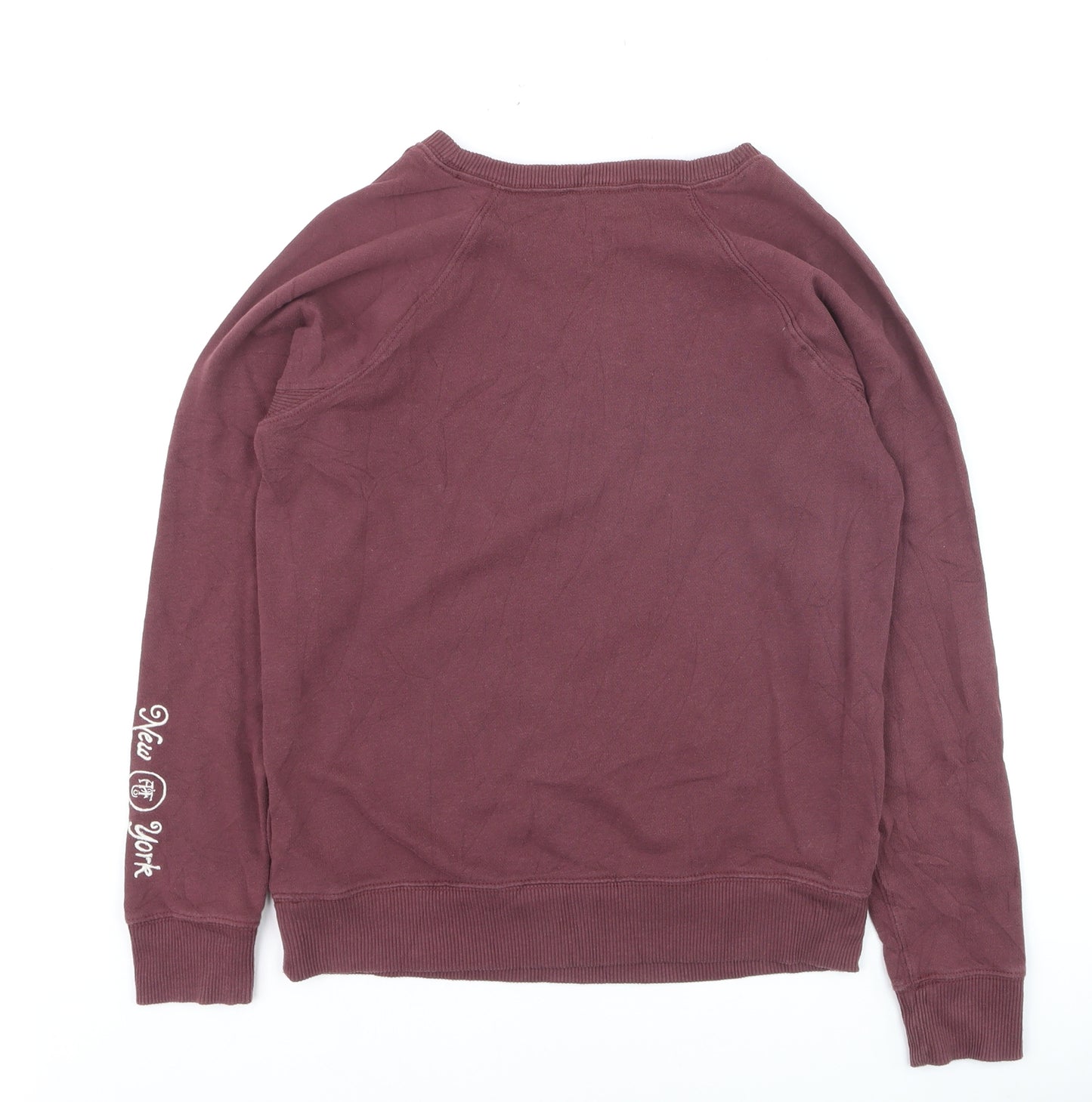 Abercrombie & Fitch Womens Purple Pullover Jumper Size S Crew Neck
