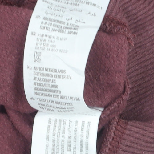 Abercrombie & Fitch Womens Purple Pullover Jumper Size S Crew Neck