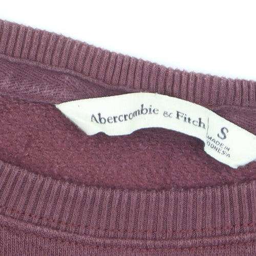 Abercrombie & Fitch Womens Purple Pullover Jumper Size S Crew Neck