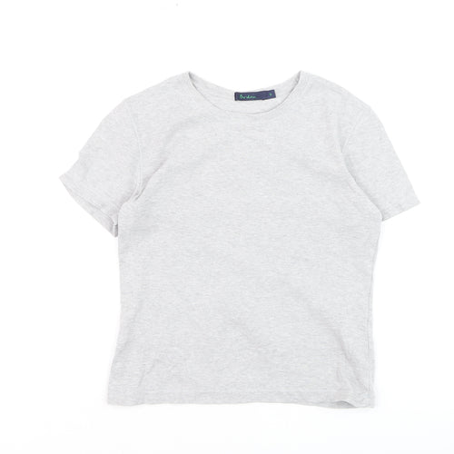 Boden Women’s Grey Cotton Short Sleeve Basic T-Shirt Size M