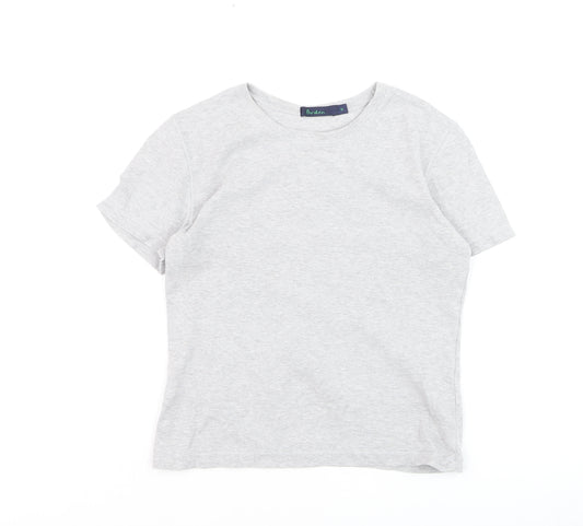 Boden Women’s Grey Cotton Short Sleeve Basic T-Shirt Size M