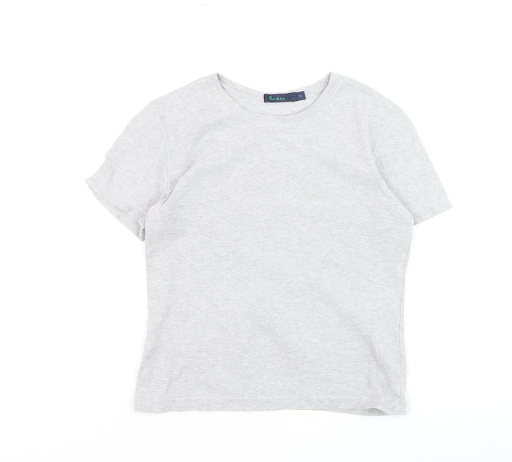 Boden Women’s Grey Cotton Short Sleeve Basic T-Shirt Size M