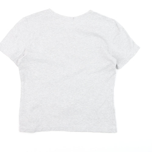 Boden Women’s Grey Cotton Short Sleeve Basic T-Shirt Size M