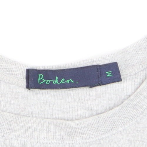 Boden Women’s Grey Cotton Short Sleeve Basic T-Shirt Size M