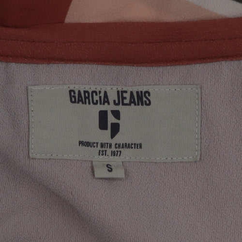 Garcia Jeans Womens Multicoloured Sleeveless V-Neck Blouse S