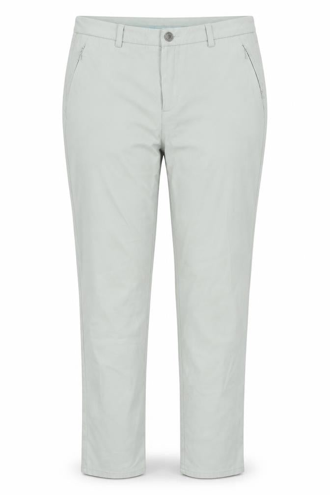 Zendra Women’s Beige Straight Leg Cotton Jeans Size 14