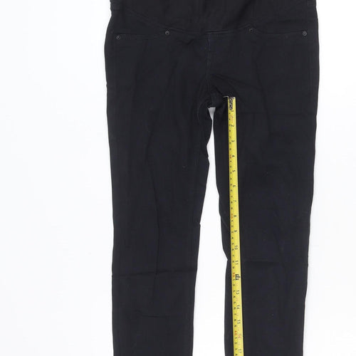 H&M Maternity Black Skinny Jeggings Women Size 8 Cotton Blend