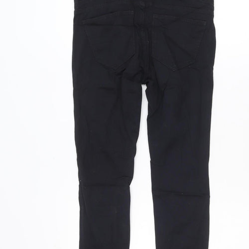 H&M Maternity Black Skinny Jeggings Women Size 8 Cotton Blend