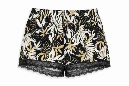 V by Very Womens Multicoloured Floral Lace Trim Hot Pants Shorts Size 26