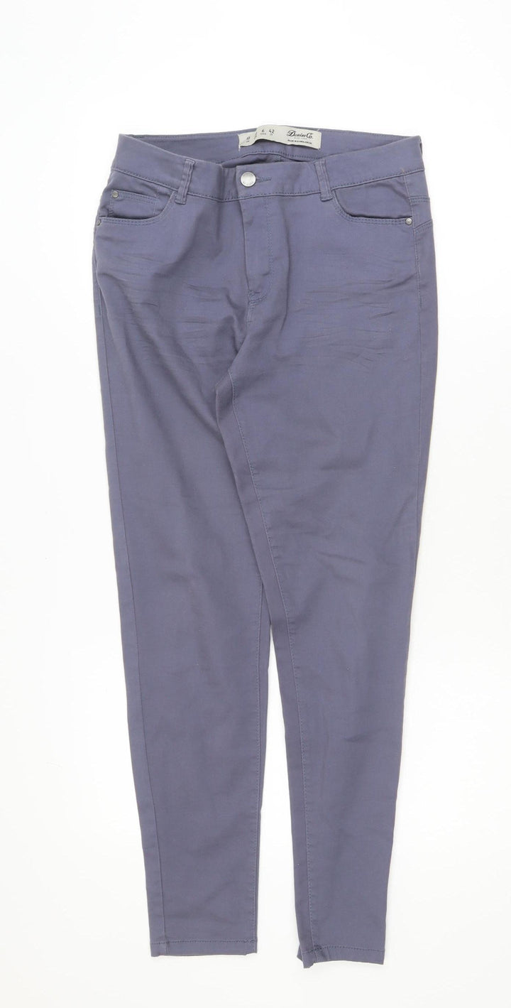 Denim Co. Women's Blue Skinny Jeans Size 10 Slim Fit