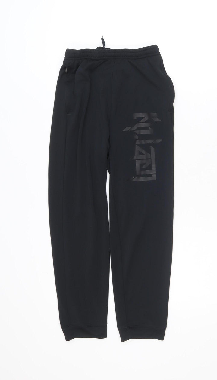 Nike Boys Black Dri-Fit Jogger Trousers L 147-158cm Athletic Sportswear