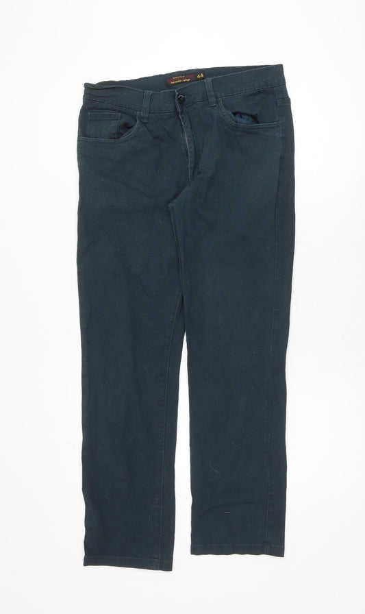 Koyote Jeans Men’s Blue Chino Style Straight Fit Trousers Size 44