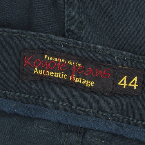 Koyote Jeans Men’s Blue Chino Style Straight Fit Trousers Size 44