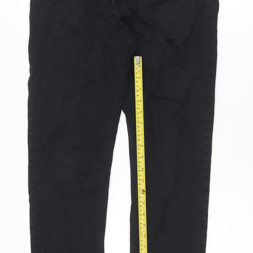 H&M Womens Black Skinny Slim Fit Stretch Jeans Size 32