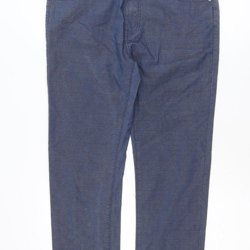 N+1 Jeans Men's Blue Straight Fit Denim Jeans Size M 33in Waist