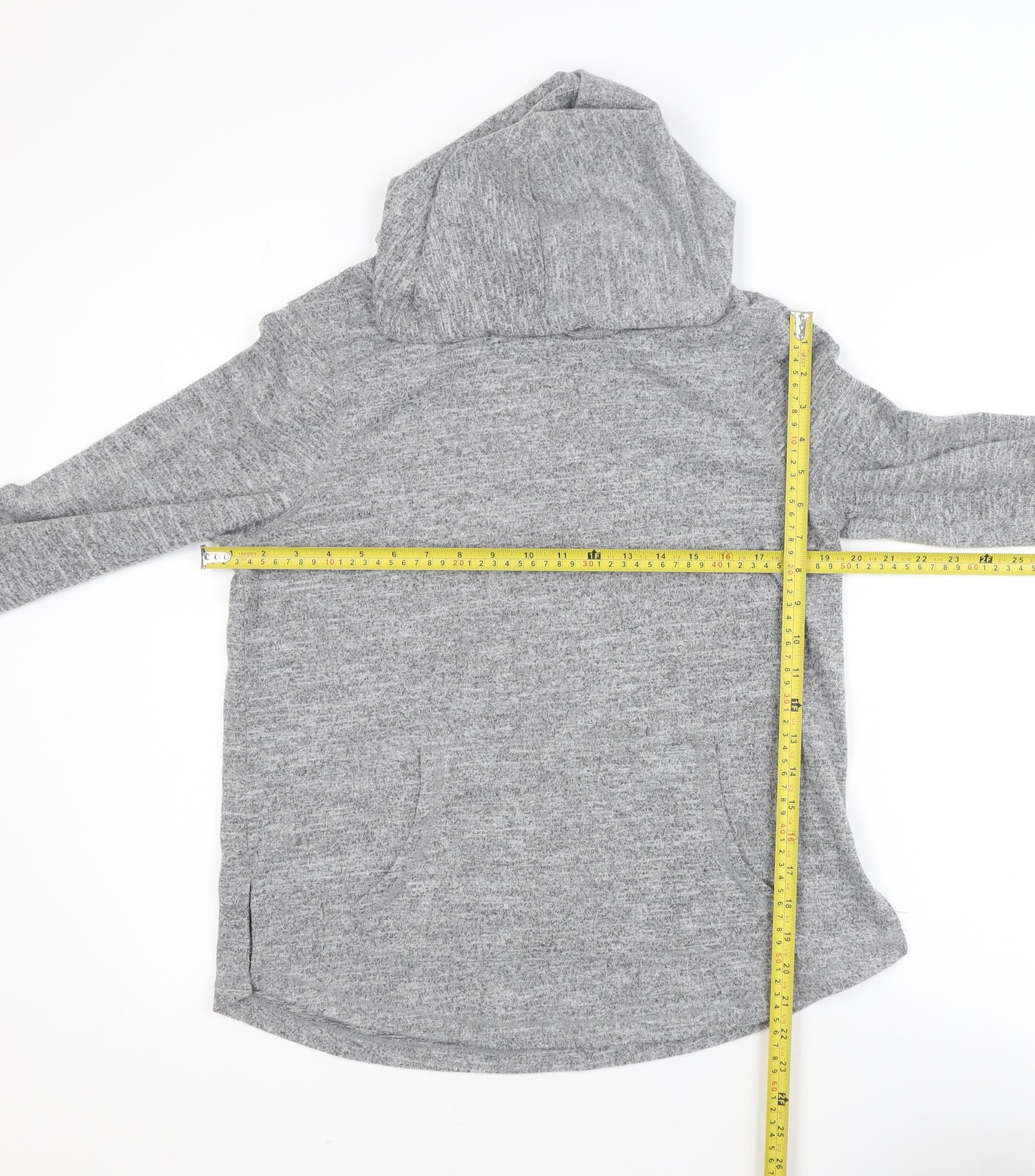 Dunnes Stores Men’s Grey Knit Pullover Hoodie Size M