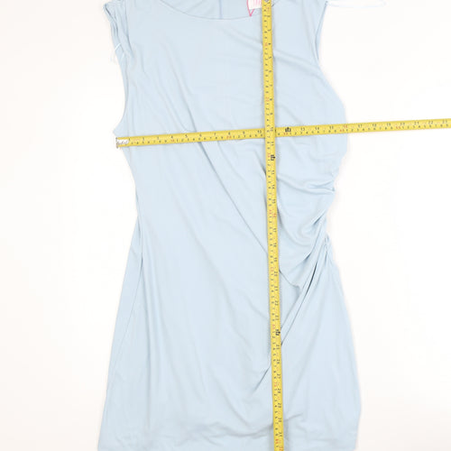 Savida Women's Blue Knee Length Sheath Dress Size 14
