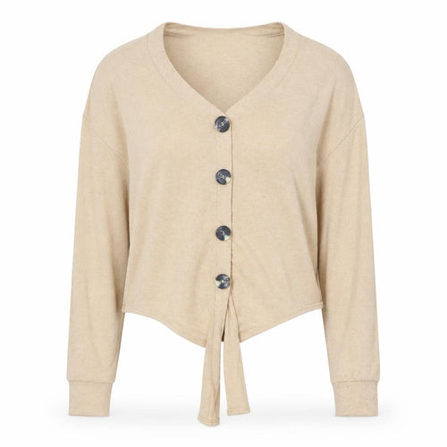 Dorothy Perkins Women’s Beige V-Neck Button Cardigan Size 10