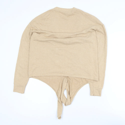 Dorothy Perkins Women’s Beige V-Neck Button Cardigan Size 10