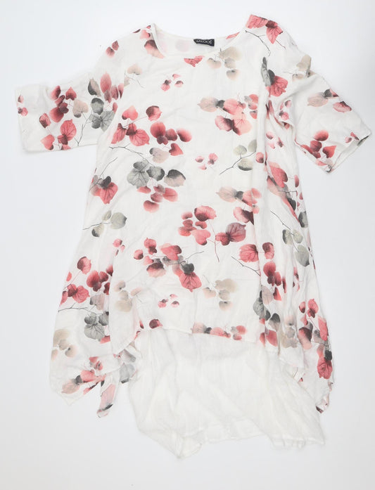 Saloos Women’s Multicoloured Floral Tunic Blouse UK 16