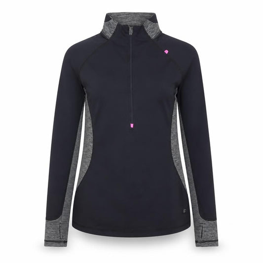Dunnes Stores Women Black Size 12 1/4 Zip Performance Activewear Jacket