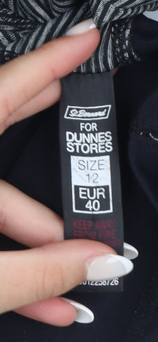 Dunnes Stores Women Black Size 12 1/4 Zip Performance Activewear Jacket