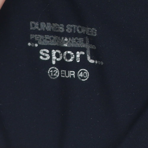 Dunnes Stores Women Black Size 12 1/4 Zip Performance Activewear Jacket