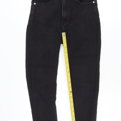 Zara Women Black High Rise Skinny Jeans Size 10