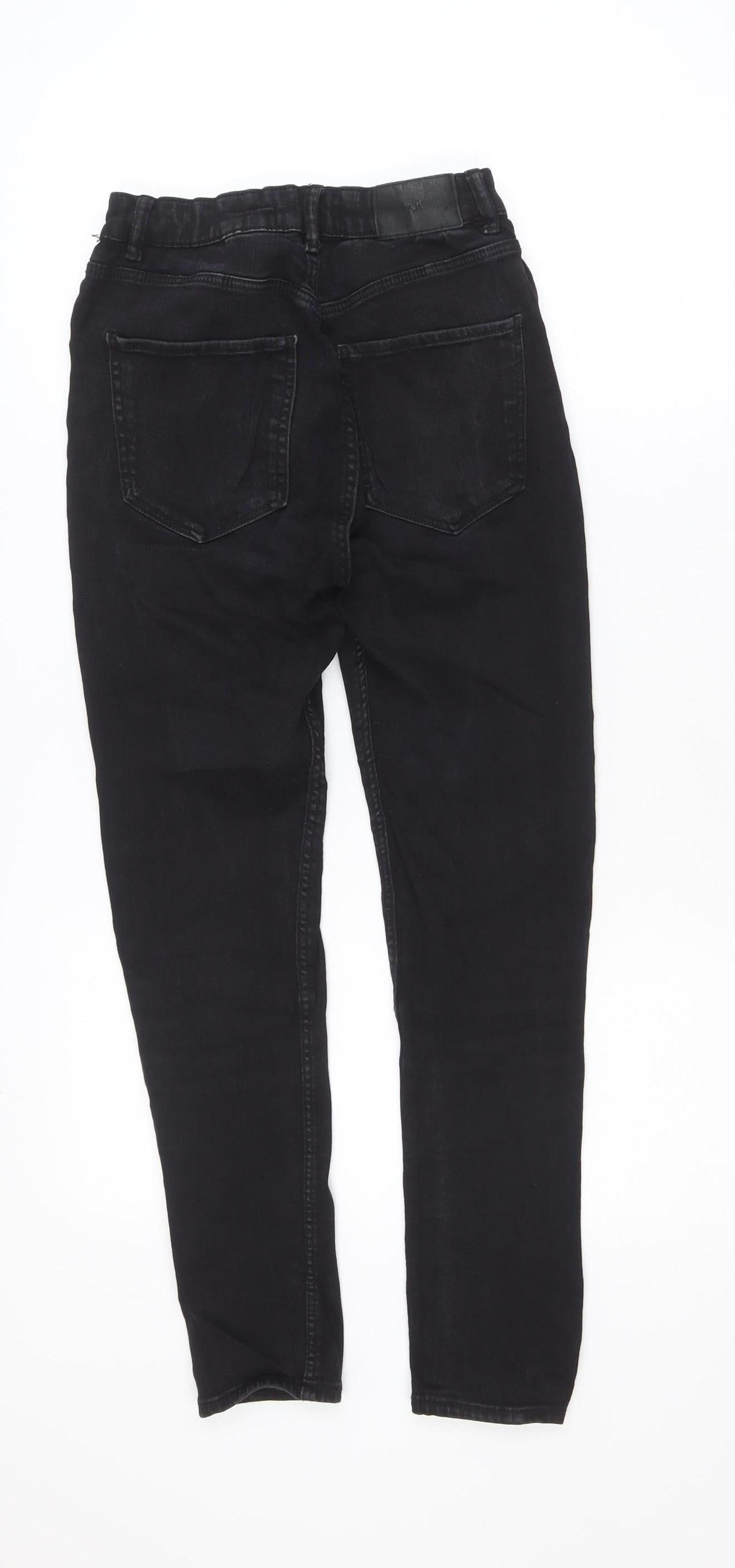 Zara Women Black High Rise Skinny Jeans Size 10