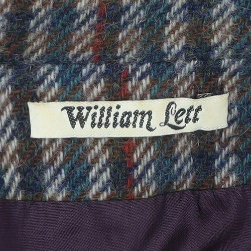 William Lett Women's Multicoloured Wool Double-Breasted Blazer Size 14