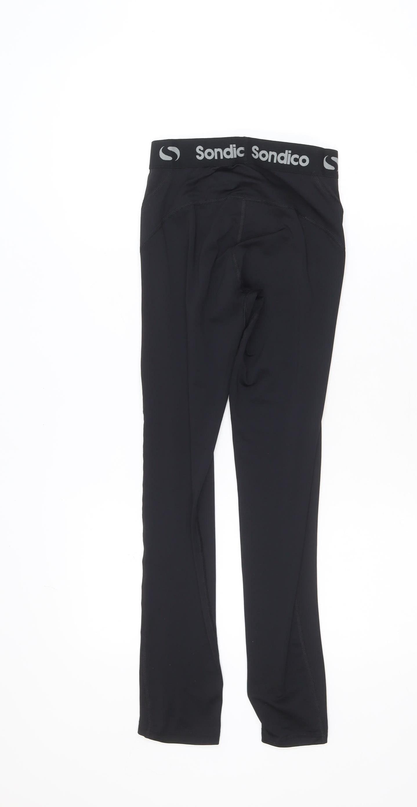 Sondico Black Teens 146cm Compression Sports Leggings