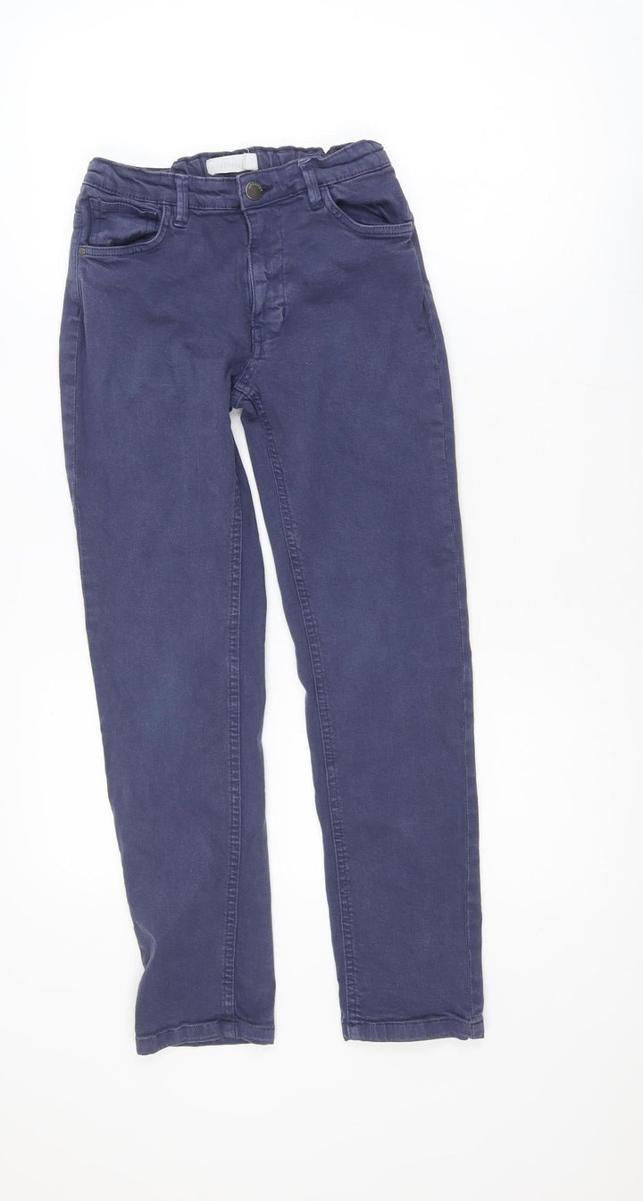 Sturdy Girls Blue Straight Jeans 11-12 Years Regular Fit Cotton