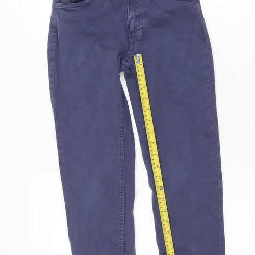 Sturdy Girls Blue Straight Jeans 11-12 Years Regular Fit Cotton