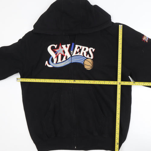Champion Men's Black XL Sixers Full Zip Hooded Track Jacket