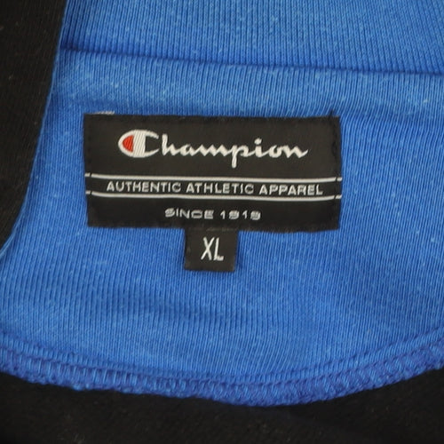 Champion Men's Black XL Sixers Full Zip Hooded Track Jacket
