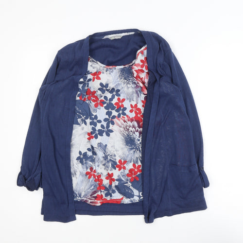 Marks and Spencer Women's Multicoloured Floral Tunic Blouse UK 16